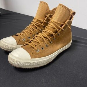 Leather Converse WORN ONCE